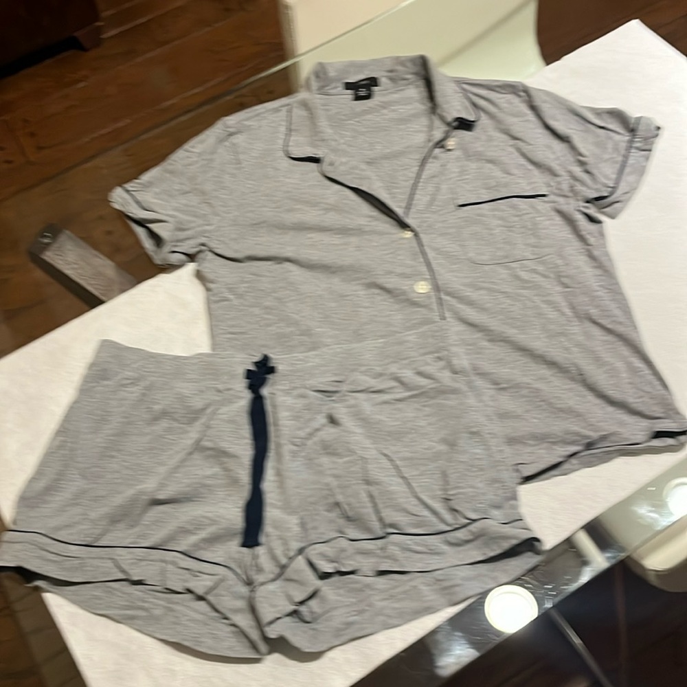 J. Crew Gray Pajama Set